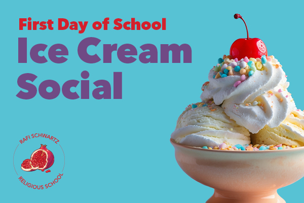 First Day of Religious School & Ice Cream Social