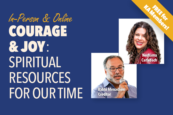 VBM: Courage & Joy—Spiritual Resources for Our time
